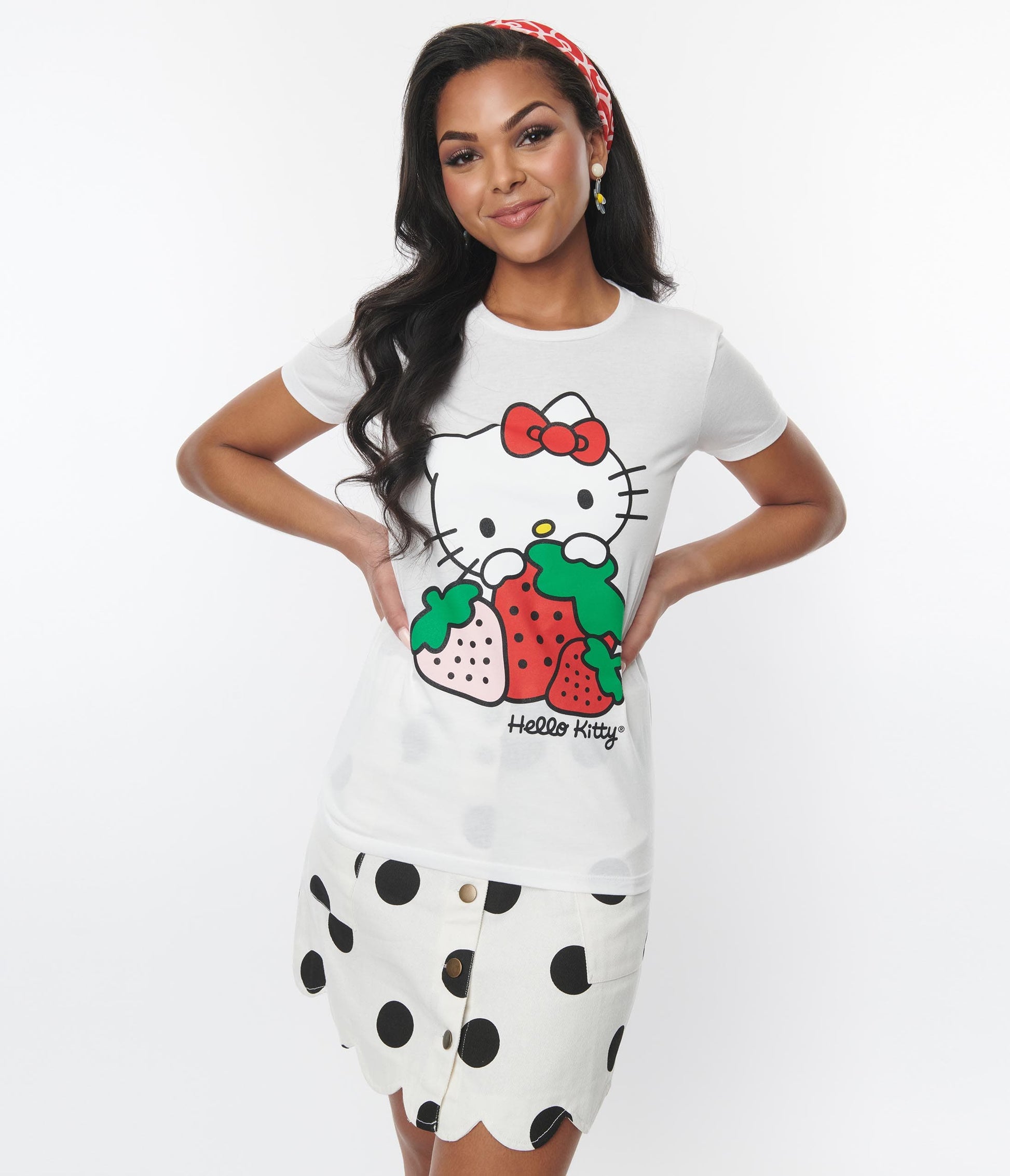 Hello Kitty x Smak Parlour Strawberry Fitted Tee