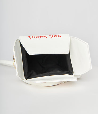 Chinese Takeout Box Leatherette Handbag