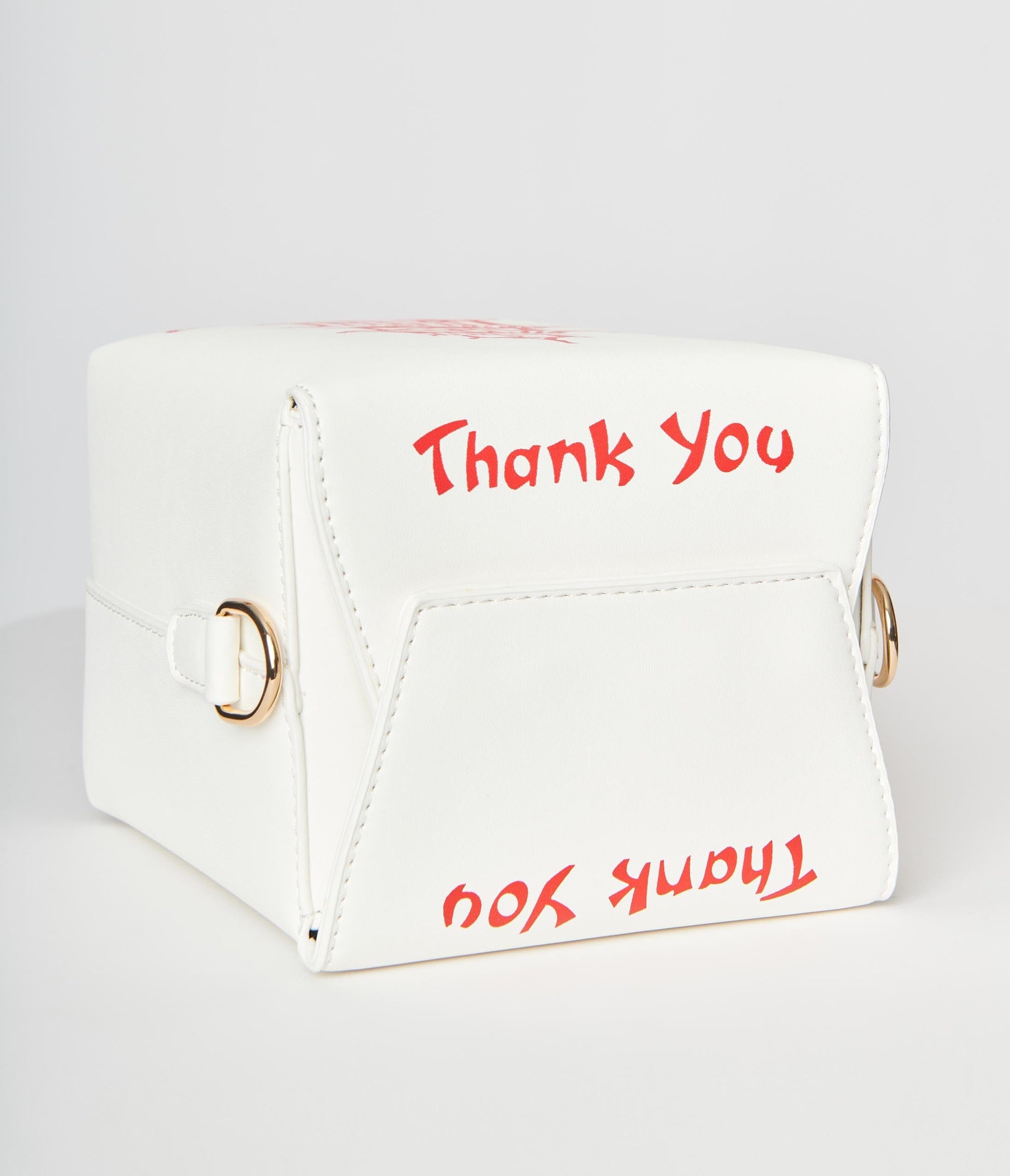 Chinese Takeout Box Leatherette Handbag