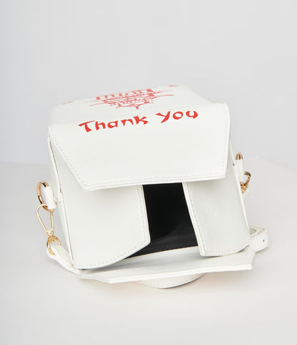 Chinese Takeout Box Leatherette Handbag