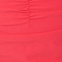Vintage Style Plus Size Red Pin-Up High Waist Swim Skirt