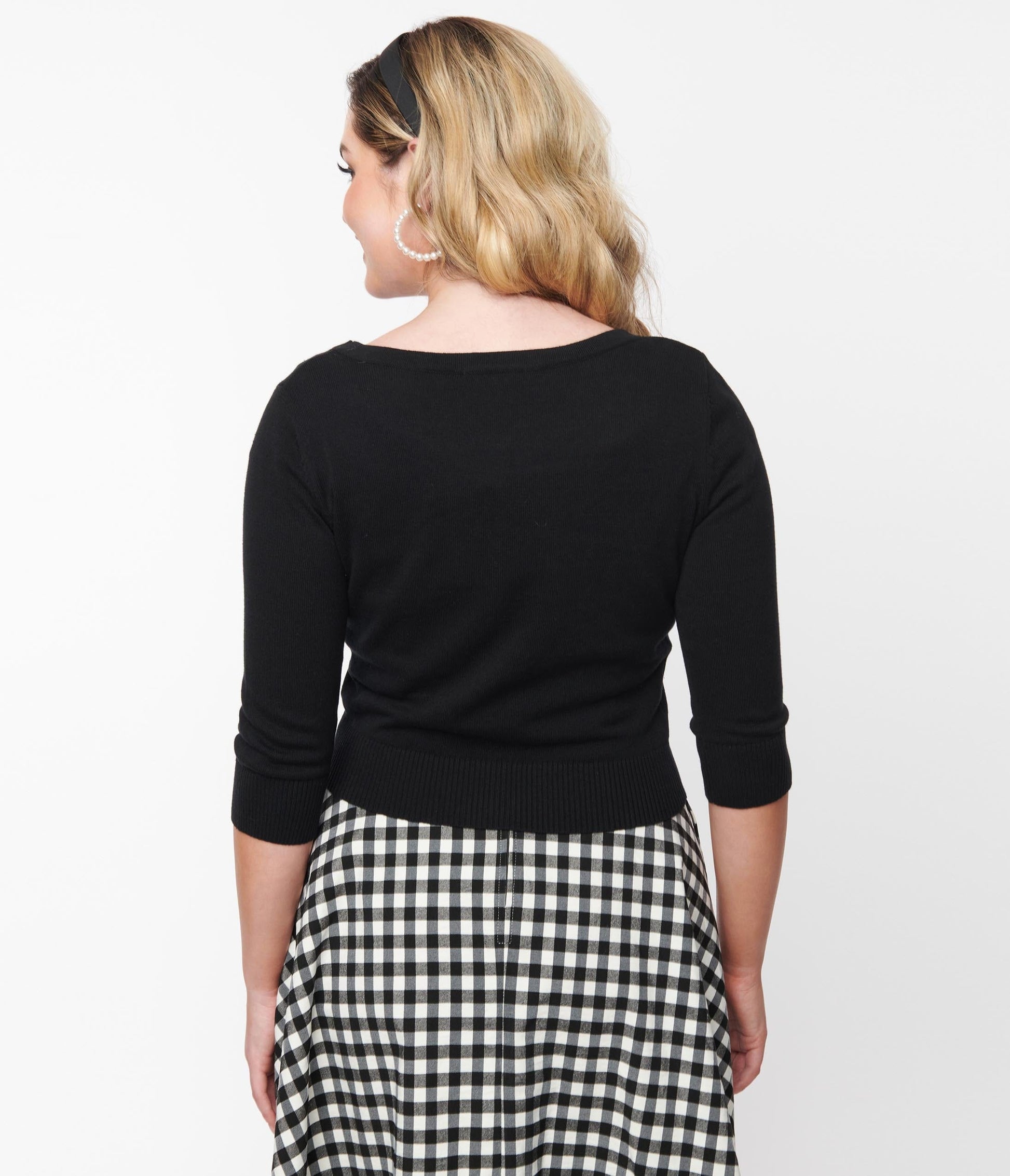 Collectif Black Cats Forever Charlene Cardigan