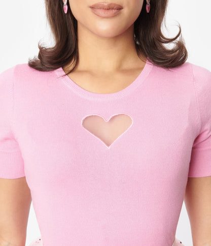 Hell Bunny Pink Heart Top