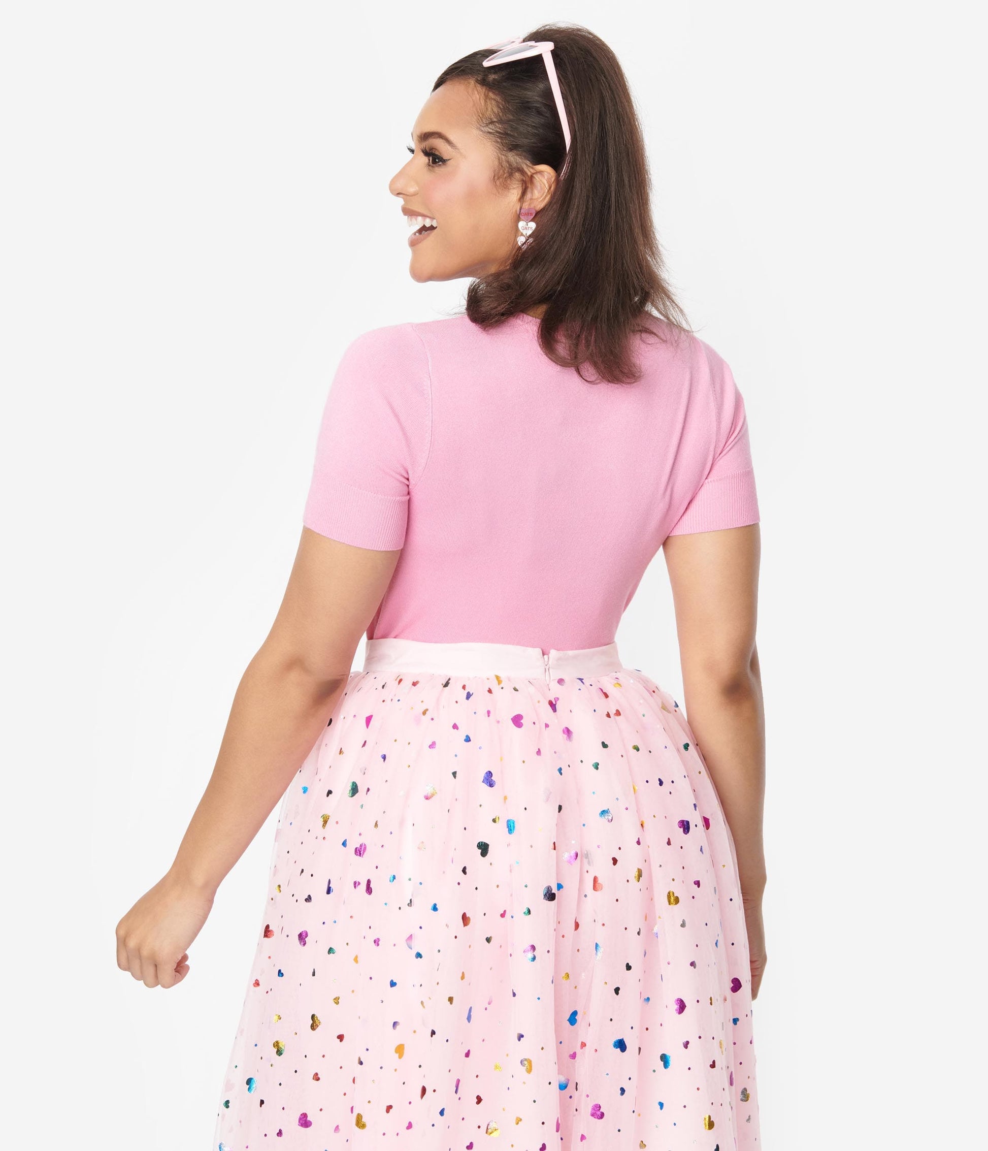 Hell Bunny Pink Heart Top