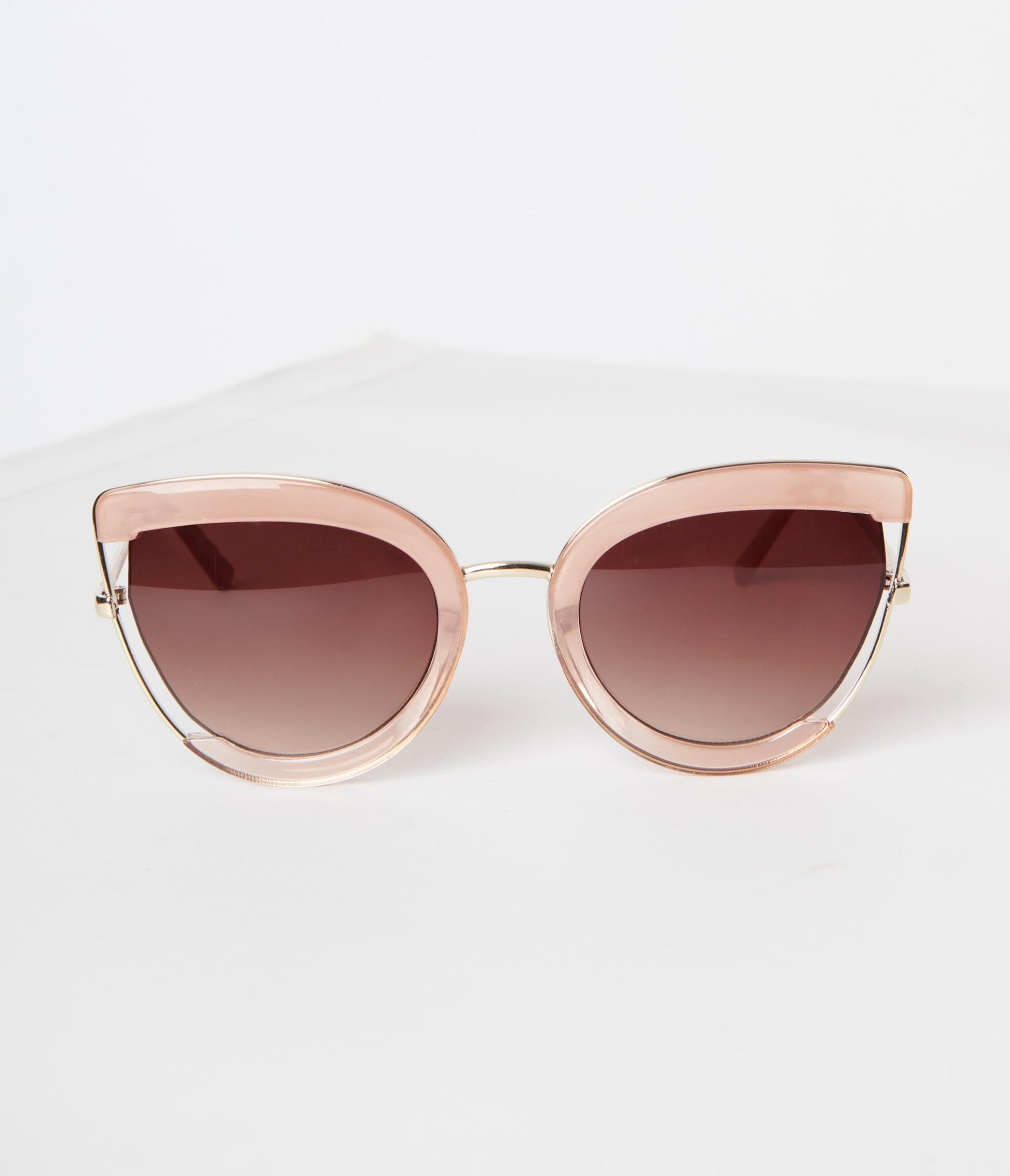 Nude & Clear Very Special Cat Eye Sunglasses