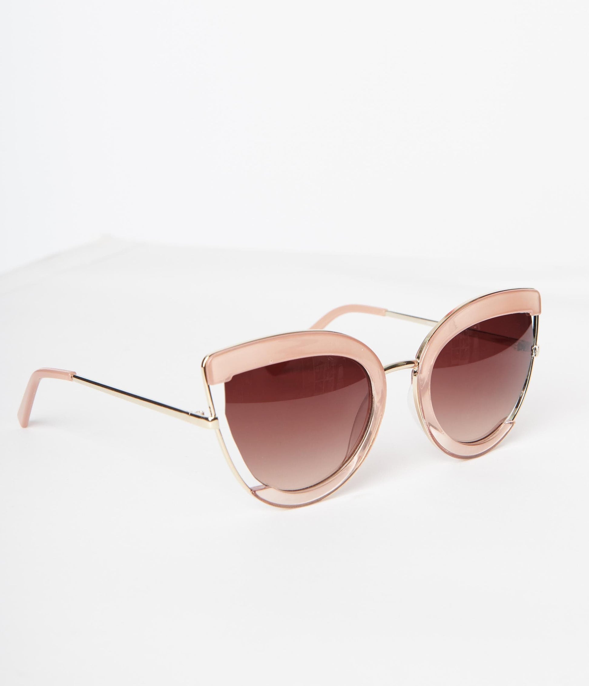 Nude & Clear Very Special Cat Eye Sunglasses