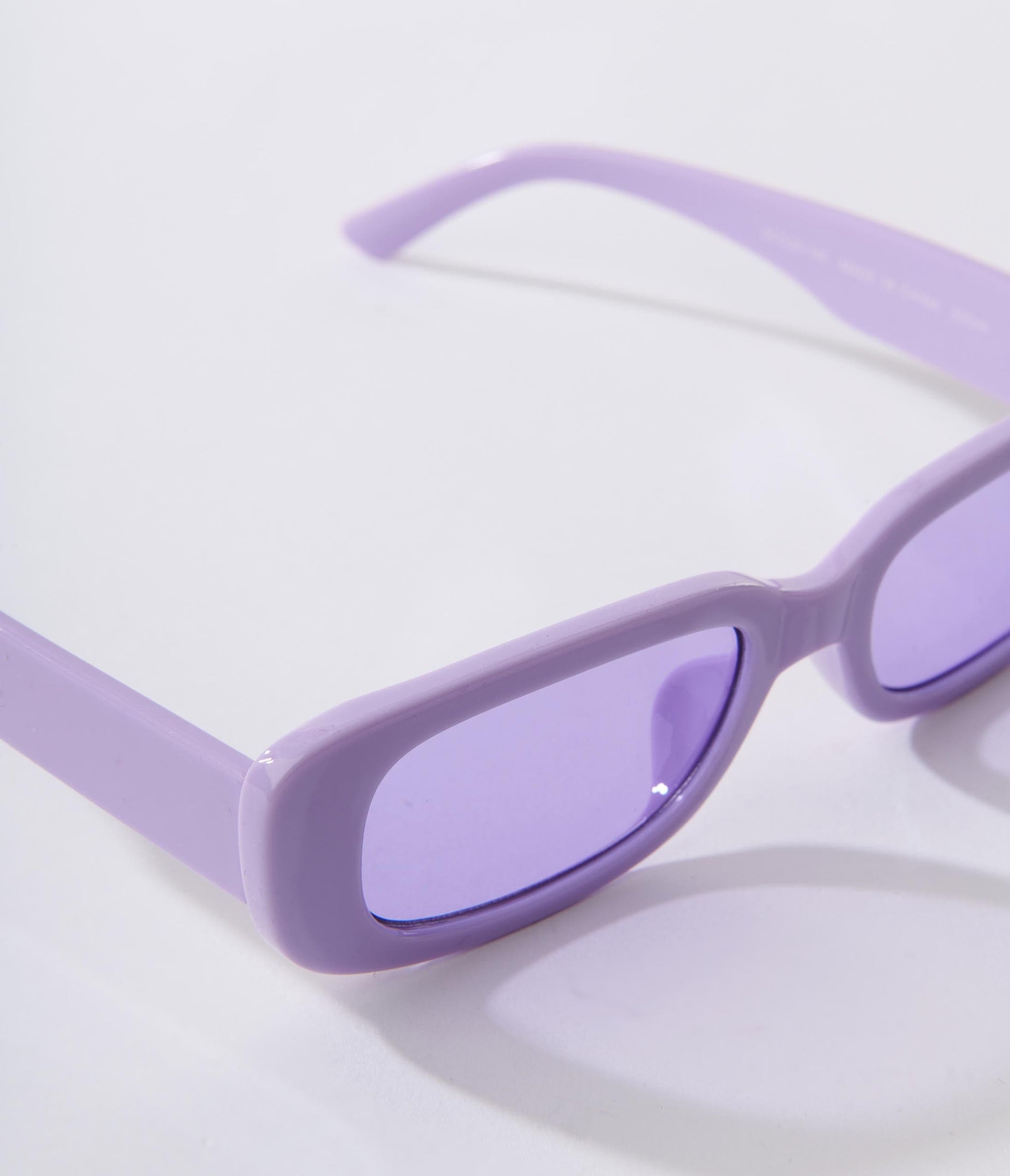 Lavender & Purple Tint Oval Sunglasses