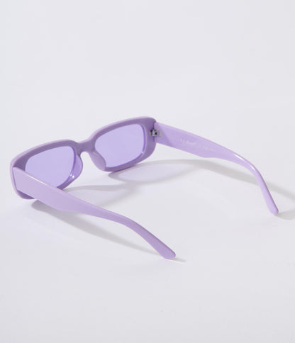 Lavender & Purple Tint Oval Sunglasses