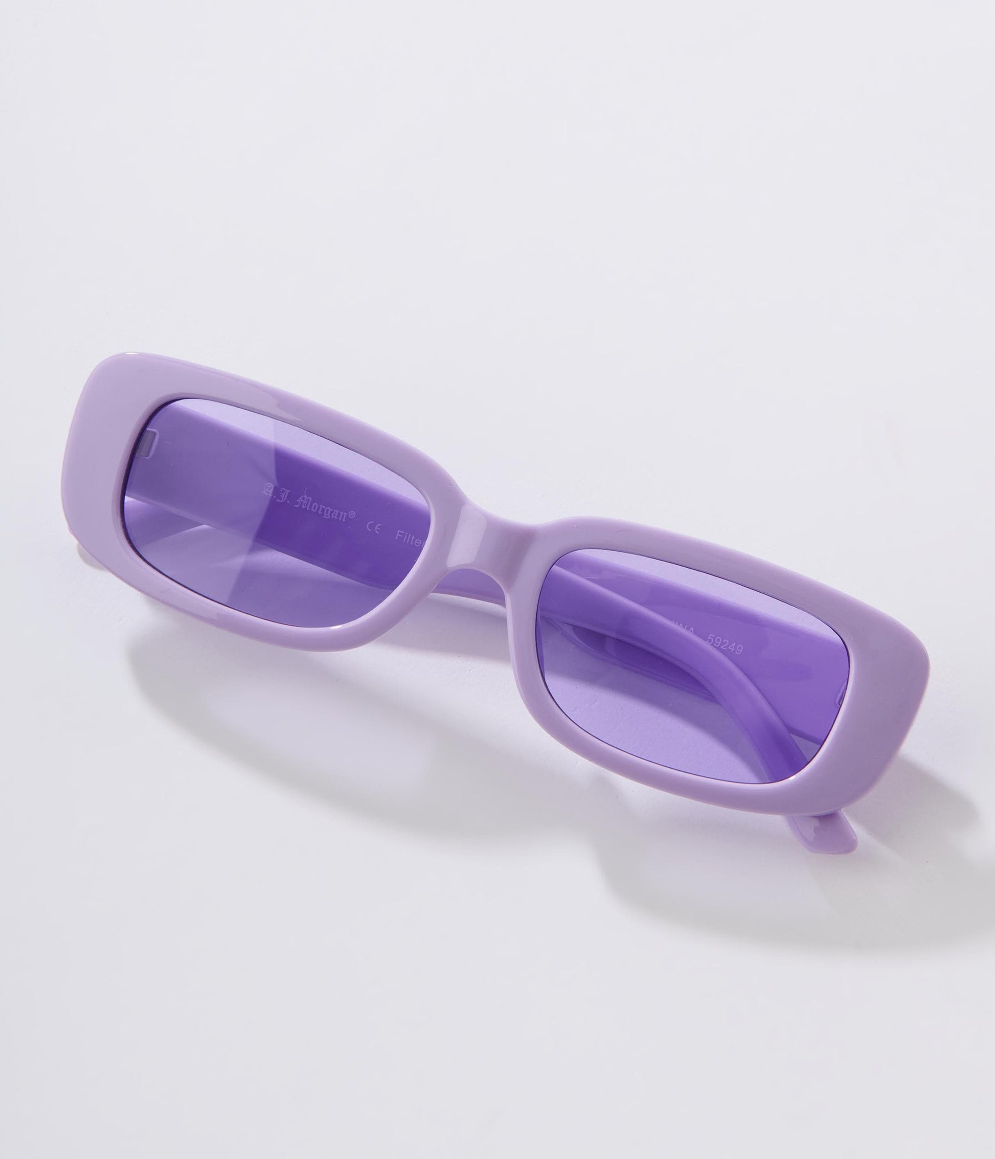 Lavender & Purple Tint Oval Sunglasses