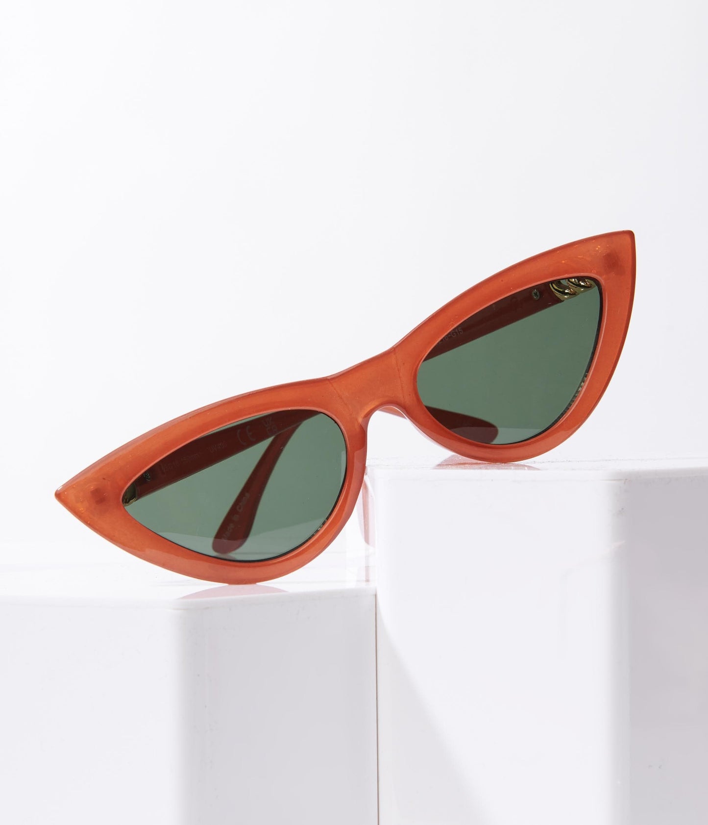 Rust Orange Cat Eye Sunglasses