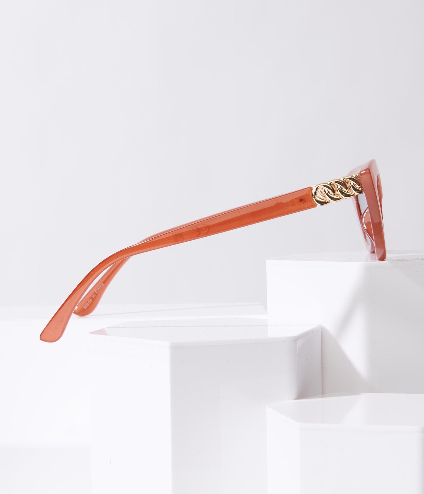 Rust Orange Cat Eye Sunglasses