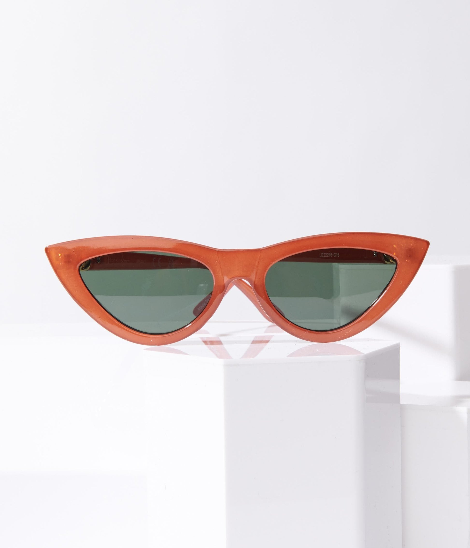 Rust Orange Cat Eye Sunglasses