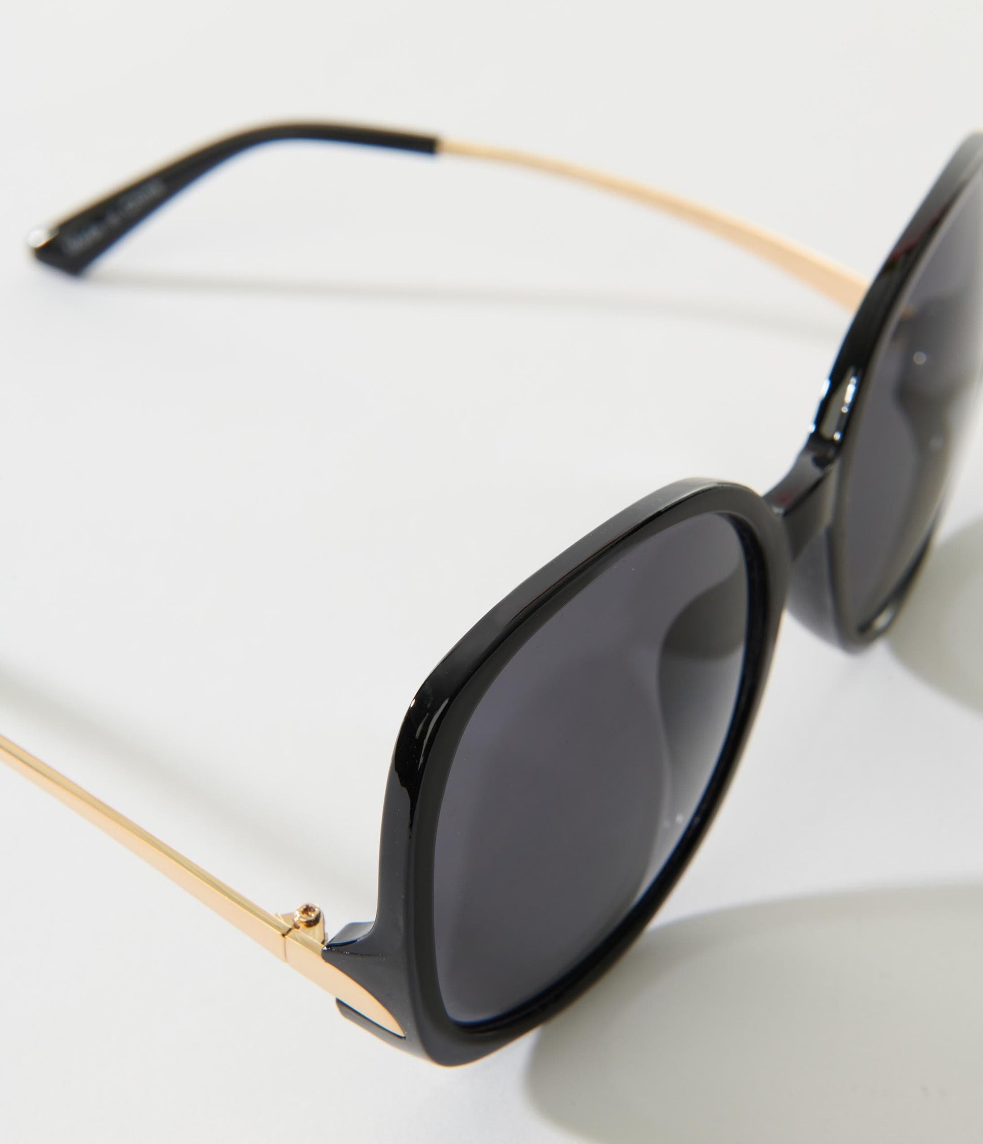 Black & Dark Tint Bug Eye Sunglasses