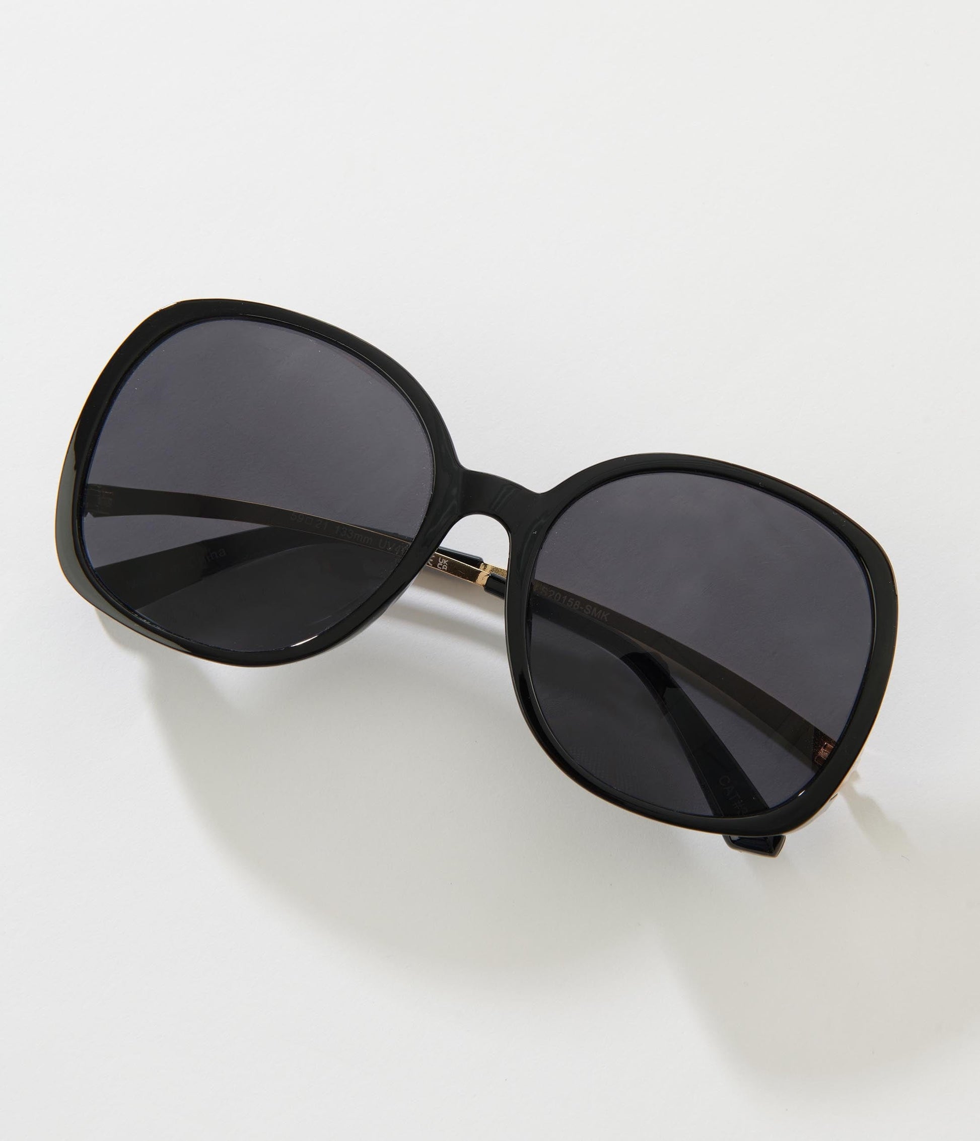 Black & Dark Tint Bug Eye Sunglasses