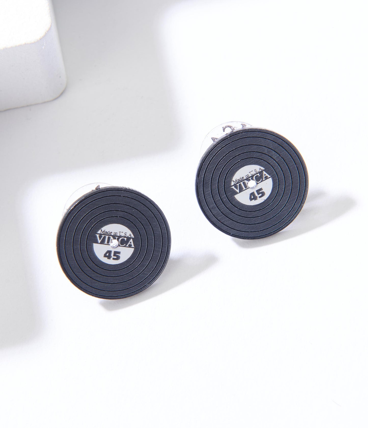 Vinyl Record Earrings