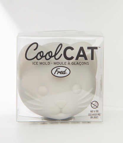 Grey Cool Cat Ice Mold