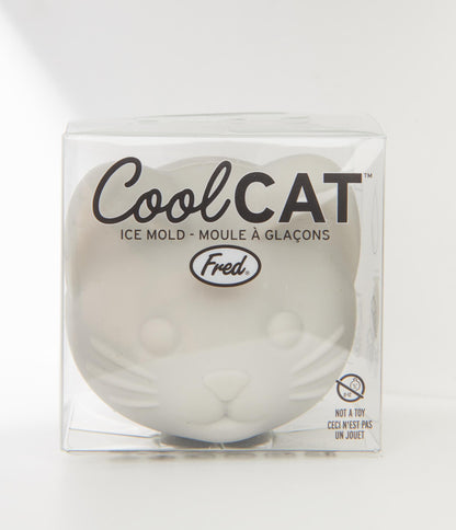 Grey Cool Cat Ice Mold