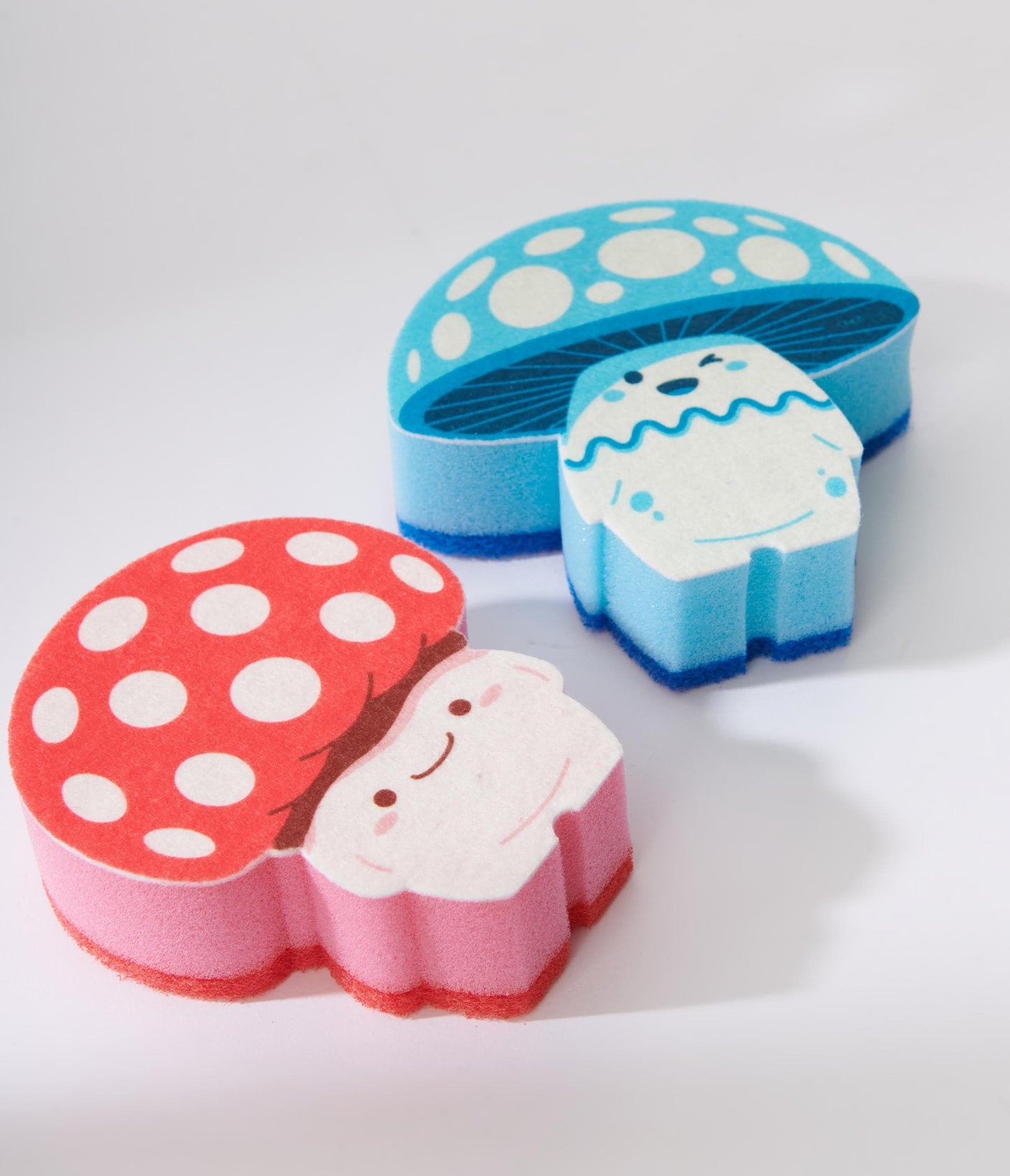 Red & Blue Fun Guys Sponges