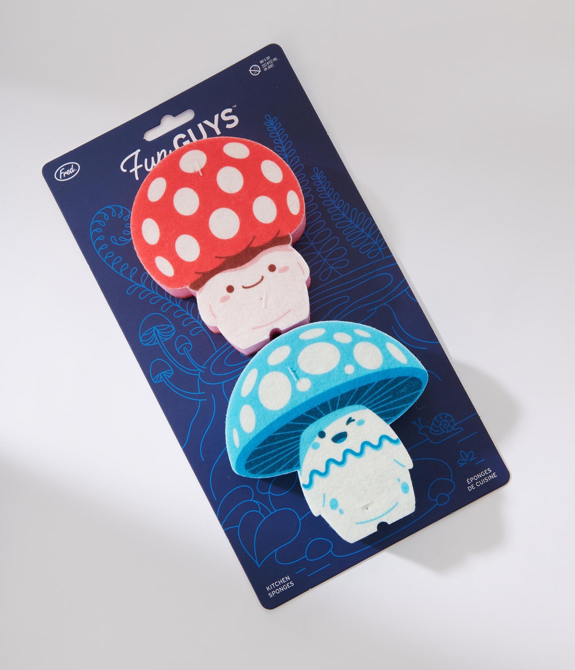 Red & Blue Fun Guys Sponges