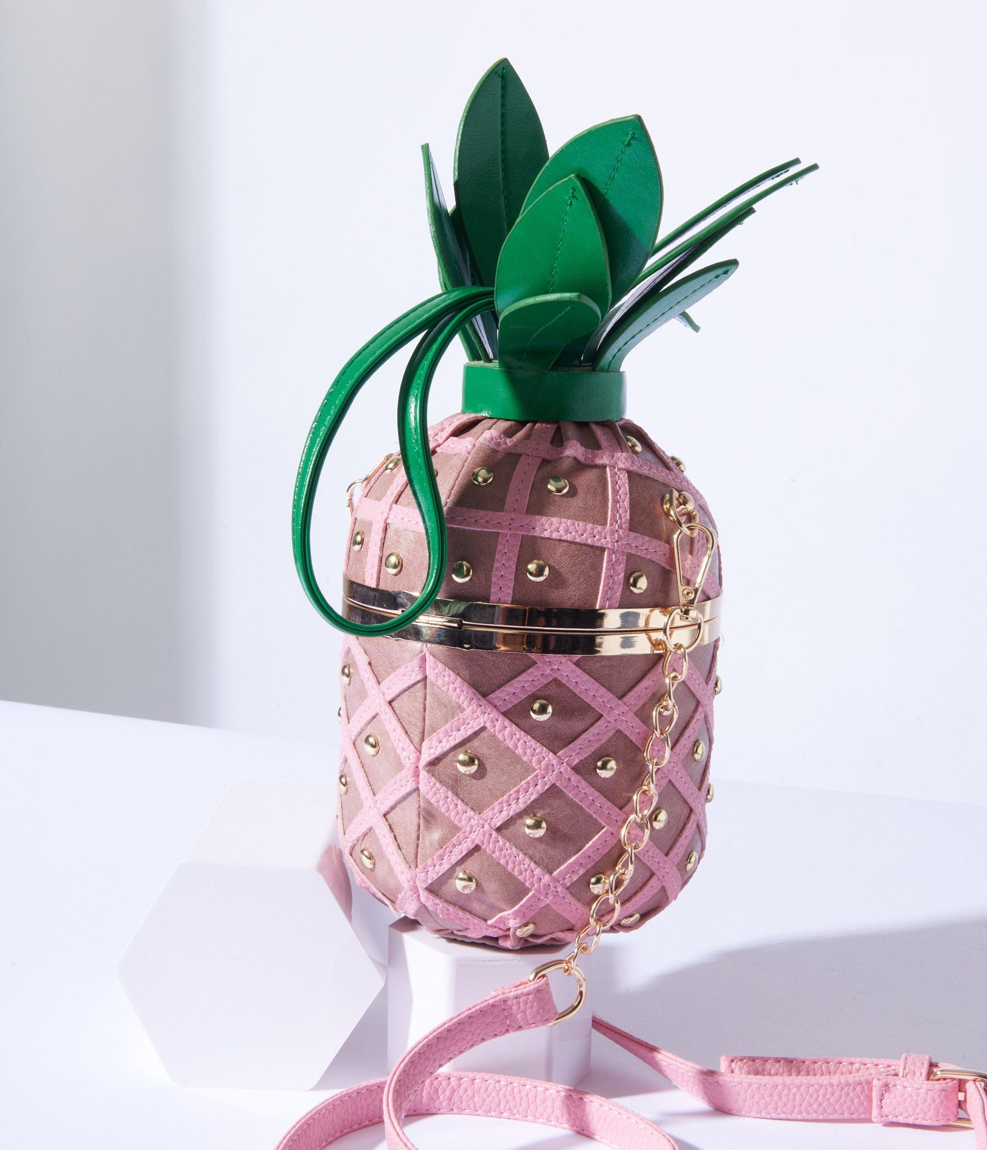 Pink Pina Colada Pineapple Handbag