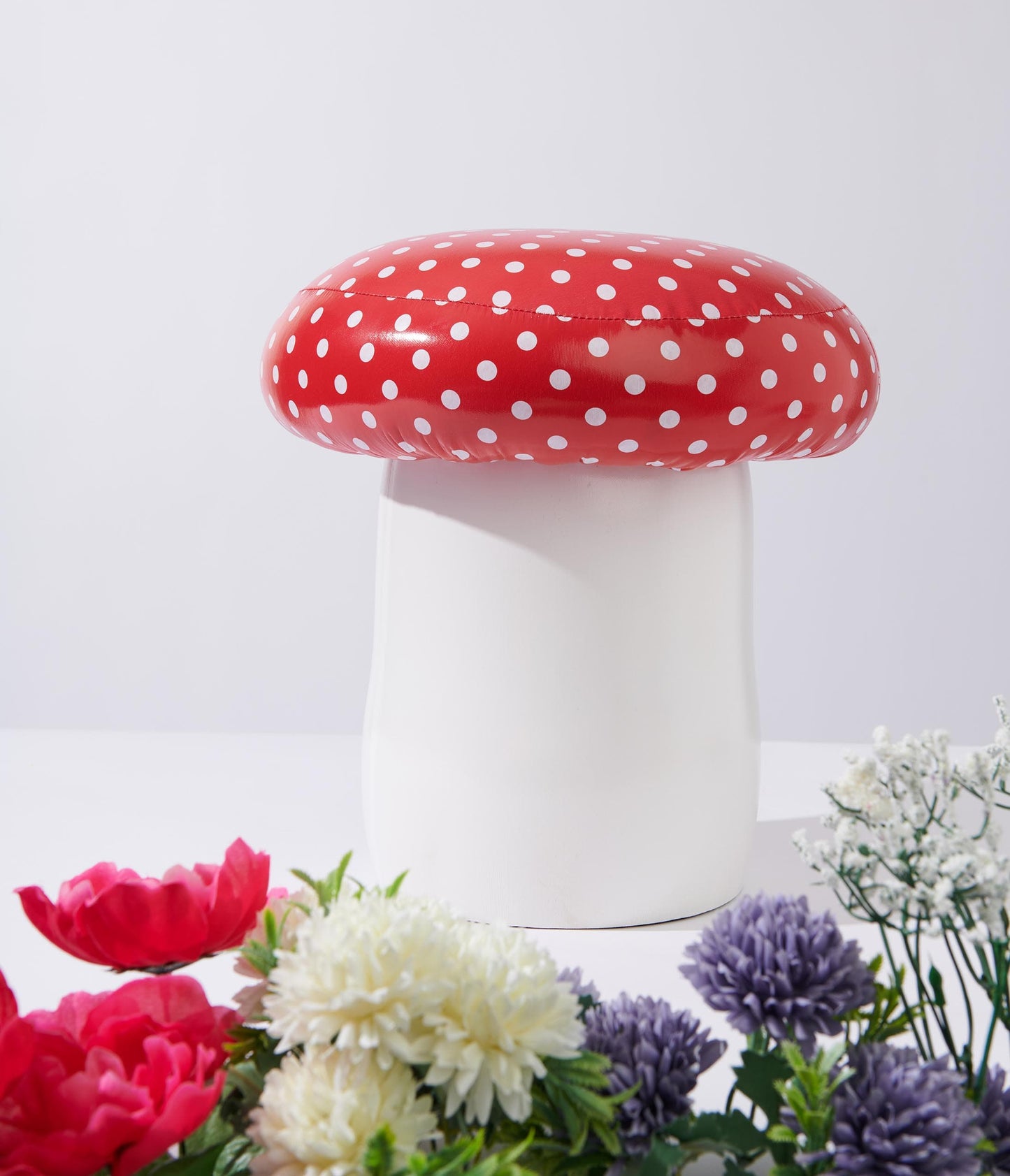 Red Mushroom Toadstool Stool