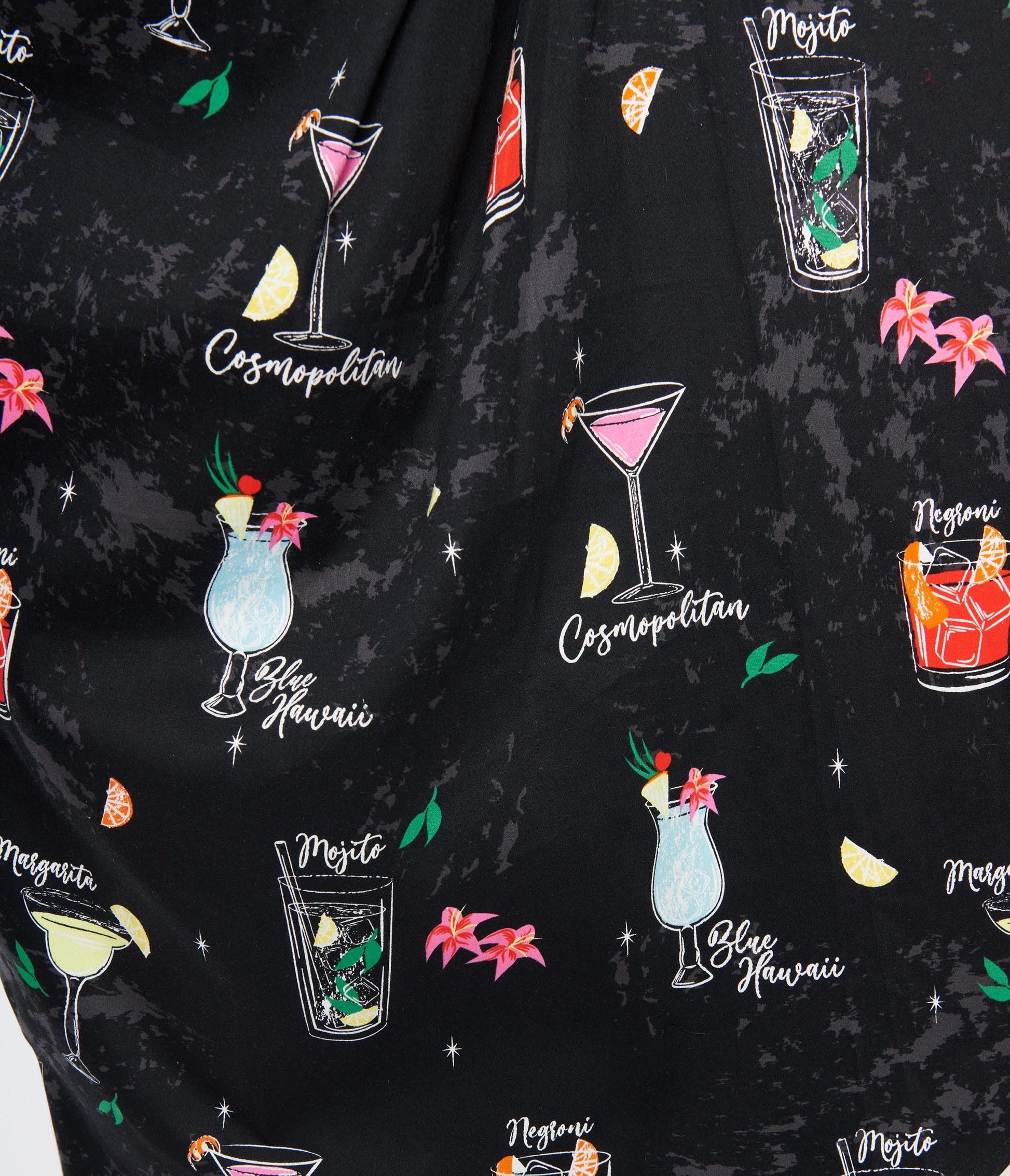 Collectif Black Lorna Cocktail Pencil Dress