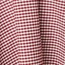 Vintage Style Rust Red Gingham Bianca Swing Dress
