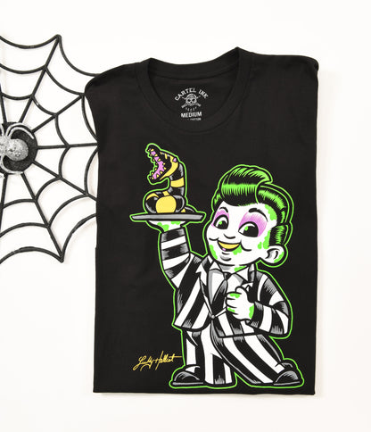 Black Beetlejuice Big Boy Unisex Graphic Tee