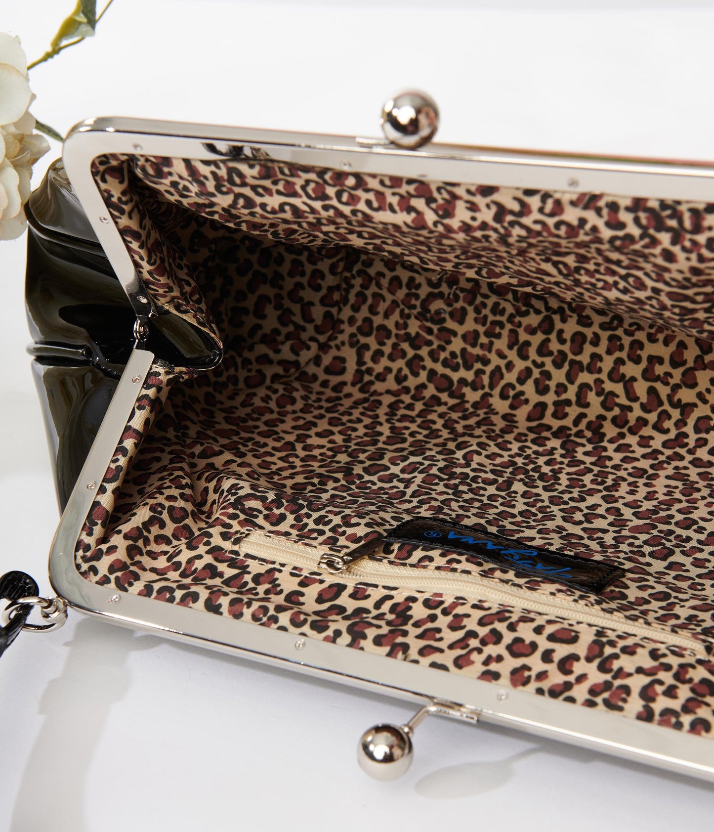 Black Love Boat Handbag