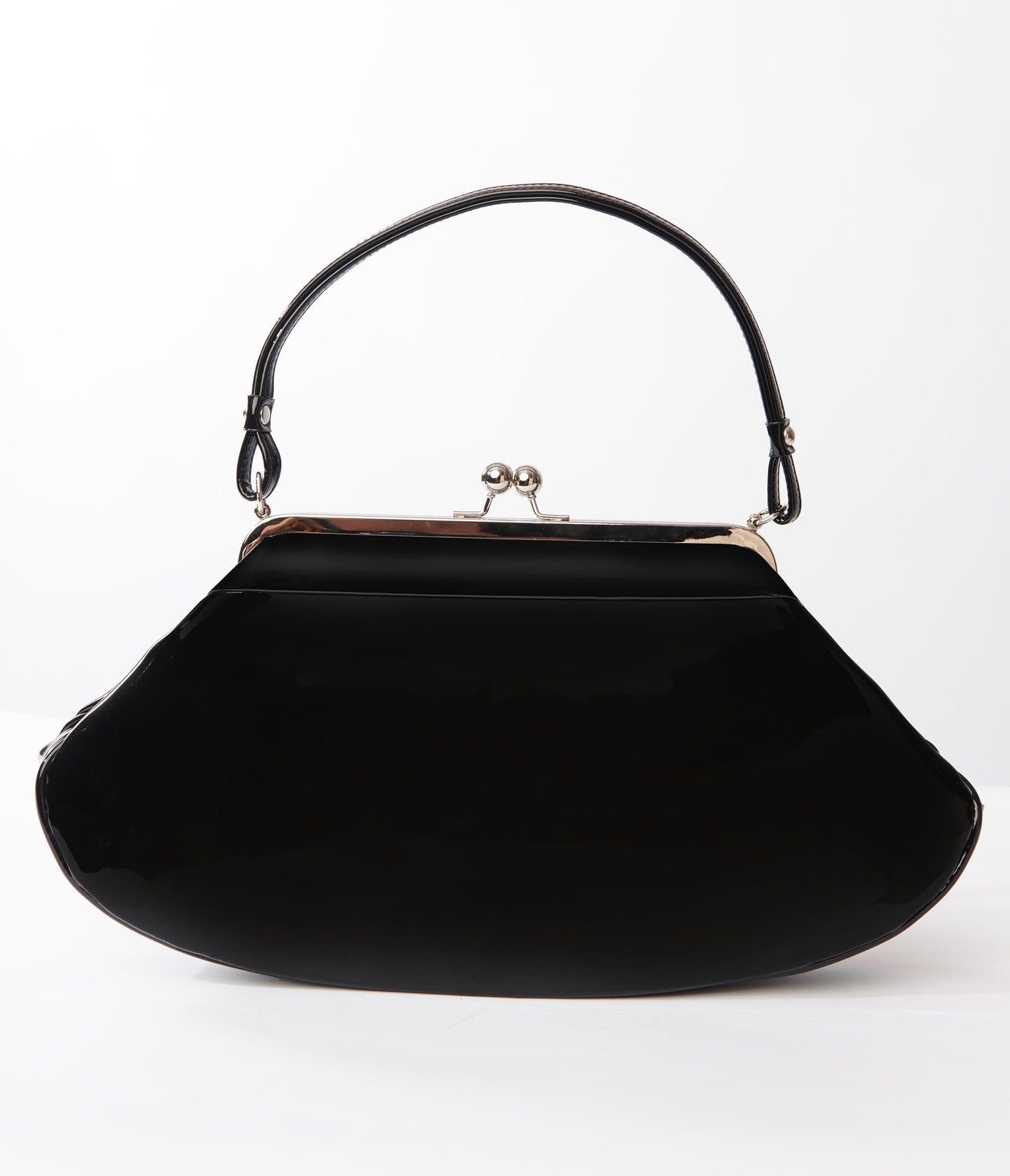 Black Love Boat Handbag