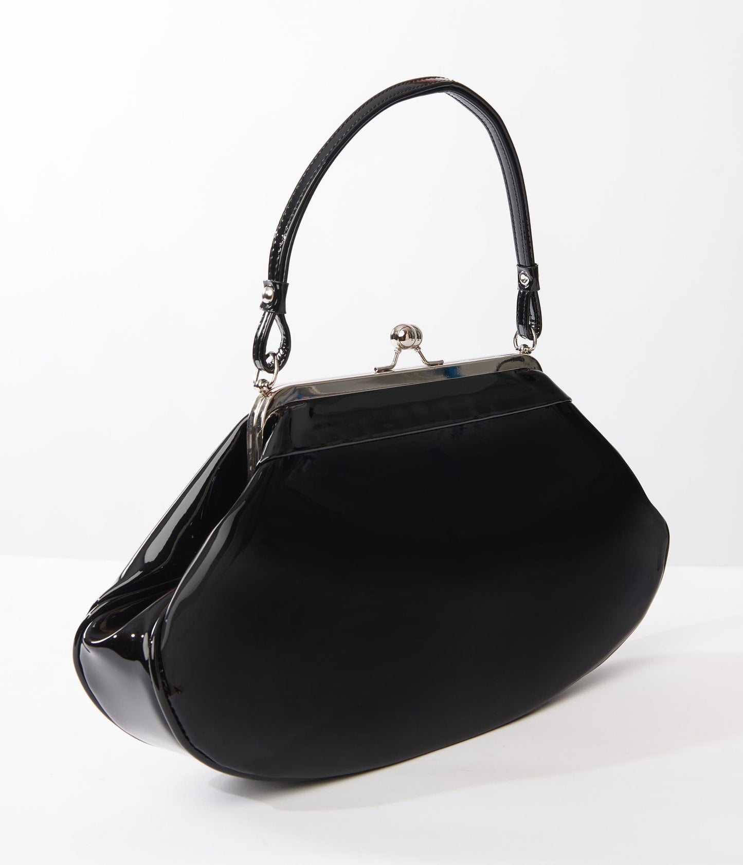 Black Love Boat Handbag