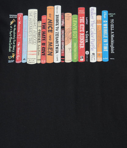 Black Banned Books Fitted Womens Graphic Tee