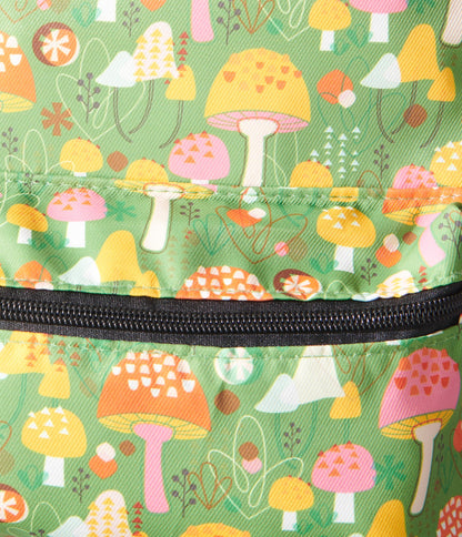 Green Mushroom Mini Backpack