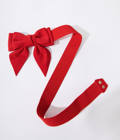 Red Bow Belt