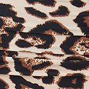 Unique Vintage 1950s Leopard Print Monroe Halter Swim Top - Unique Vintage - Womens, SWIM, TOP
