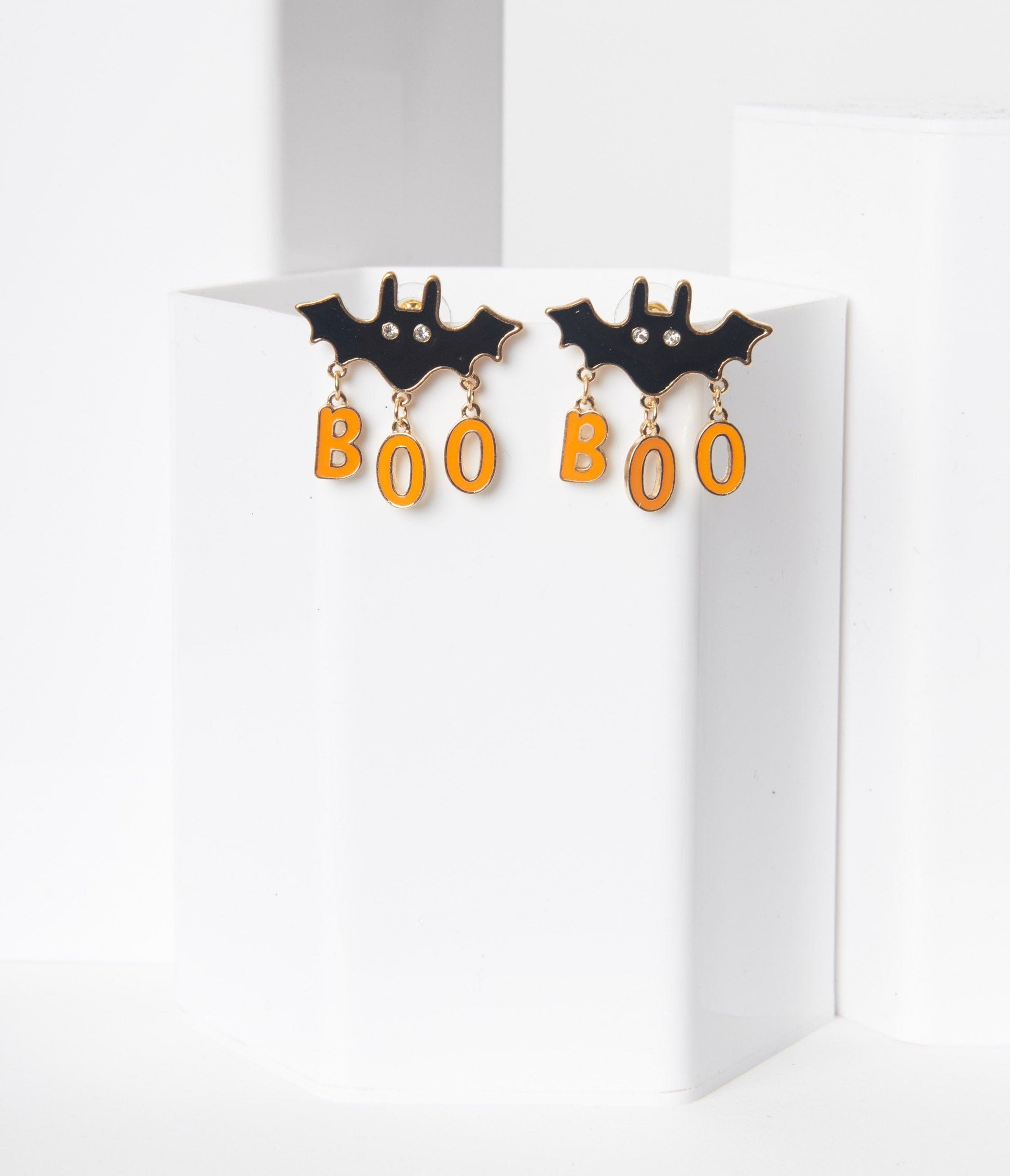 Bat Boo Drop Earrings