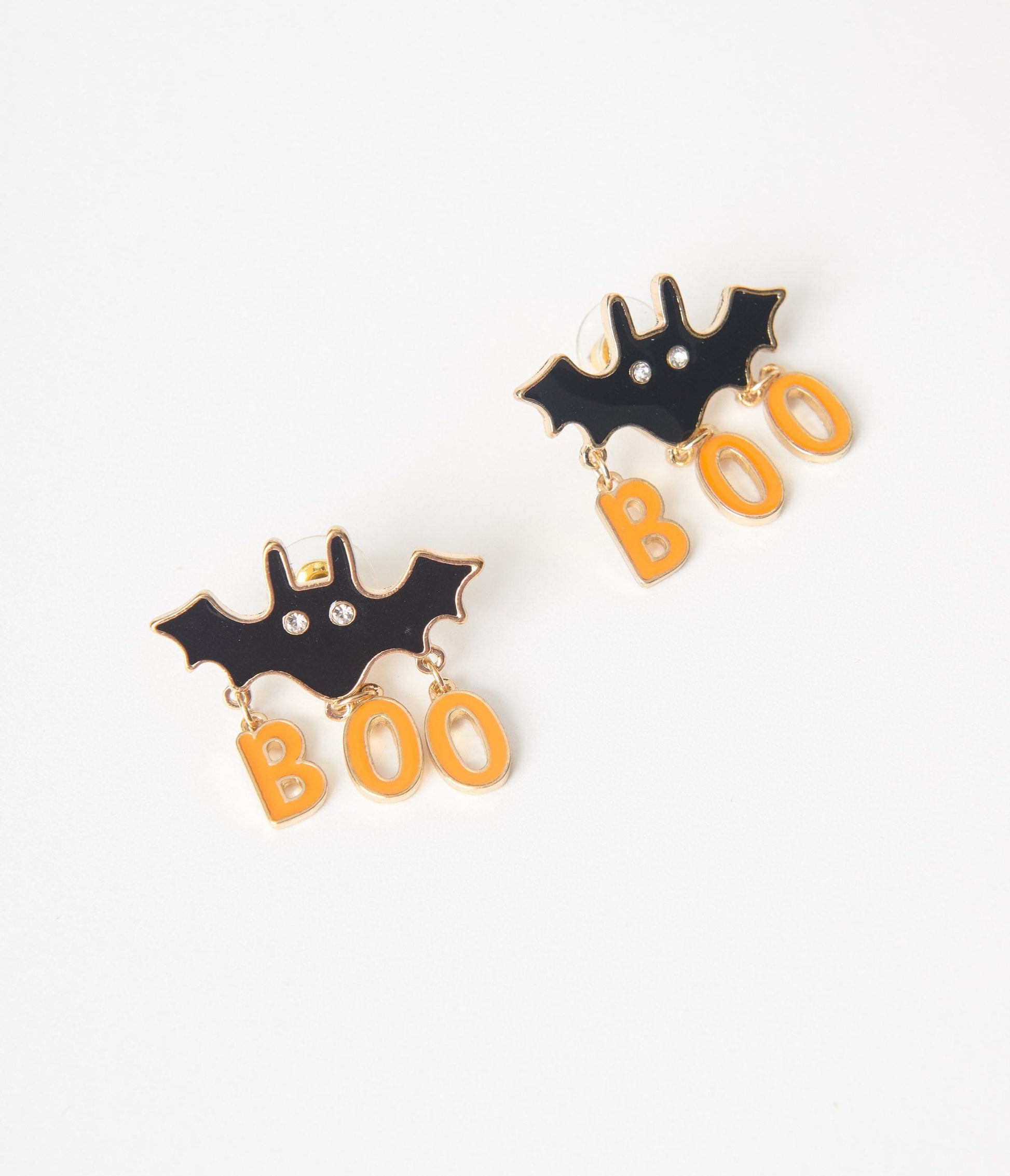 Bat Boo Drop Earrings