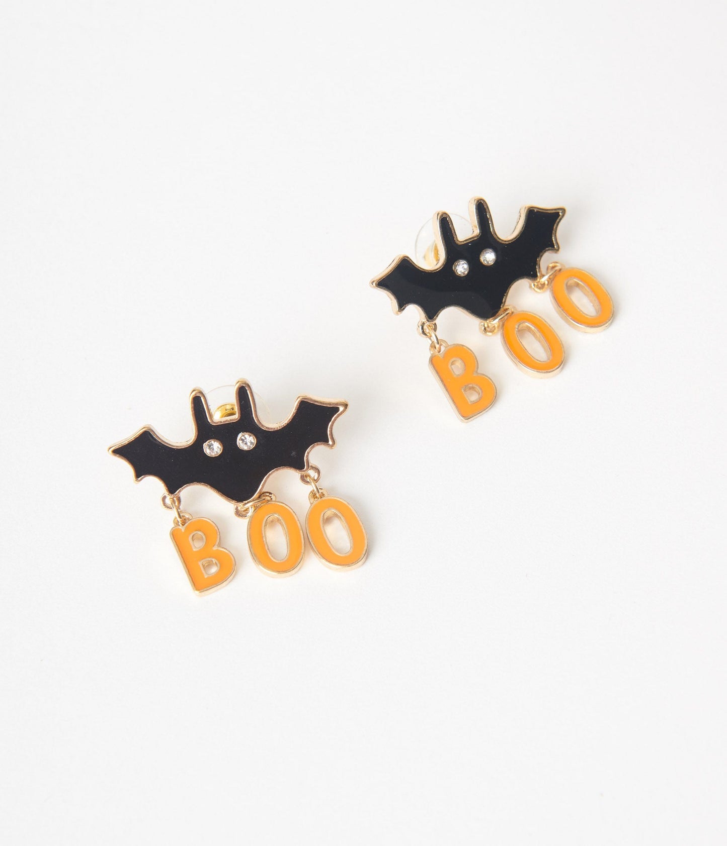 Bat Boo Drop Earrings