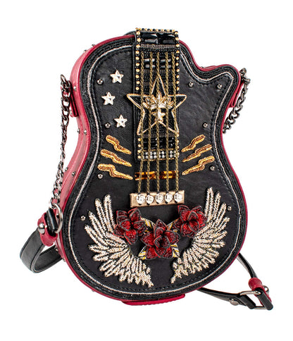 Mary Frances I'm a Star Guitar Crossbody Bag