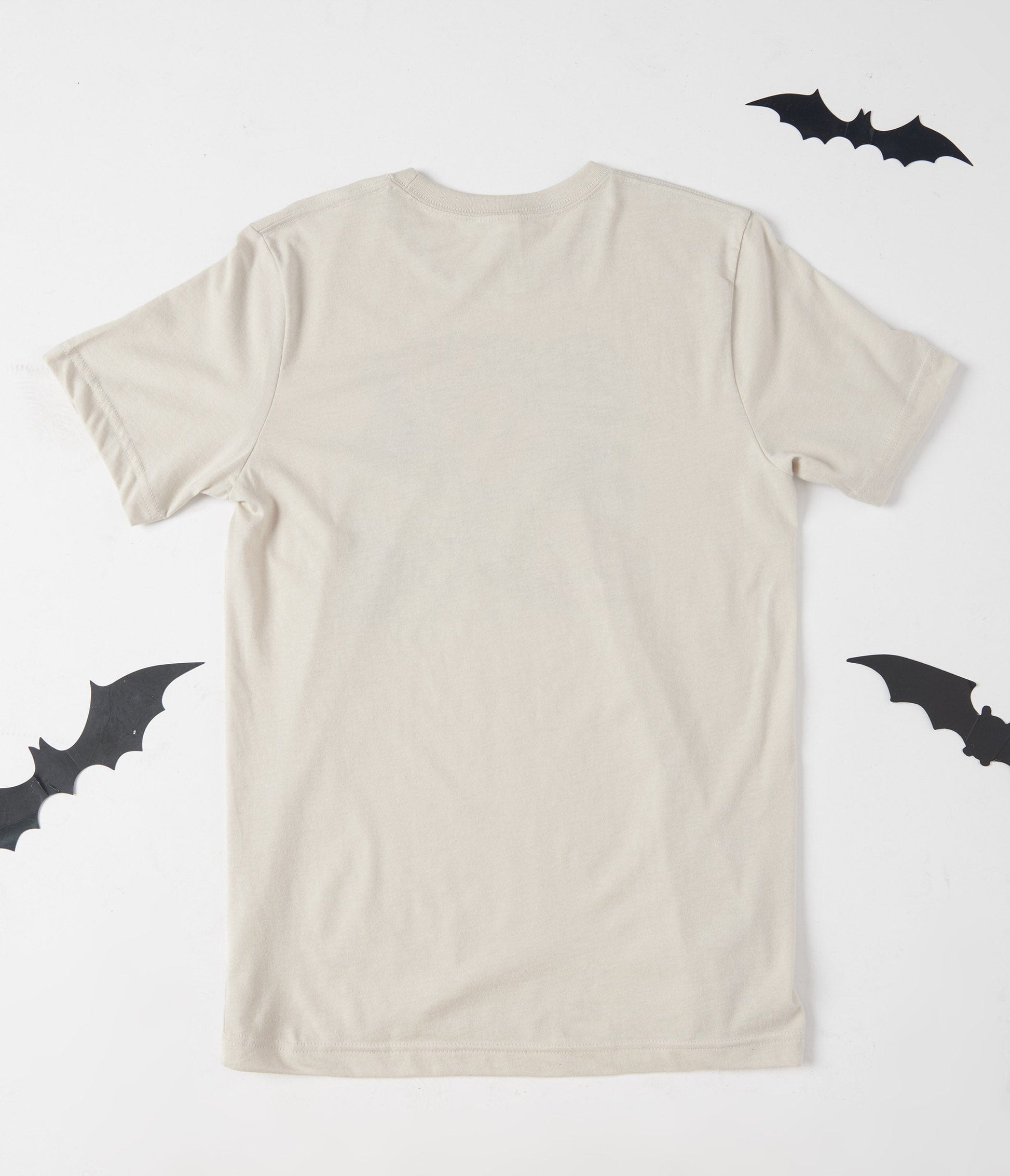 Grey Halloween Smiley Unisex Graphic Tee