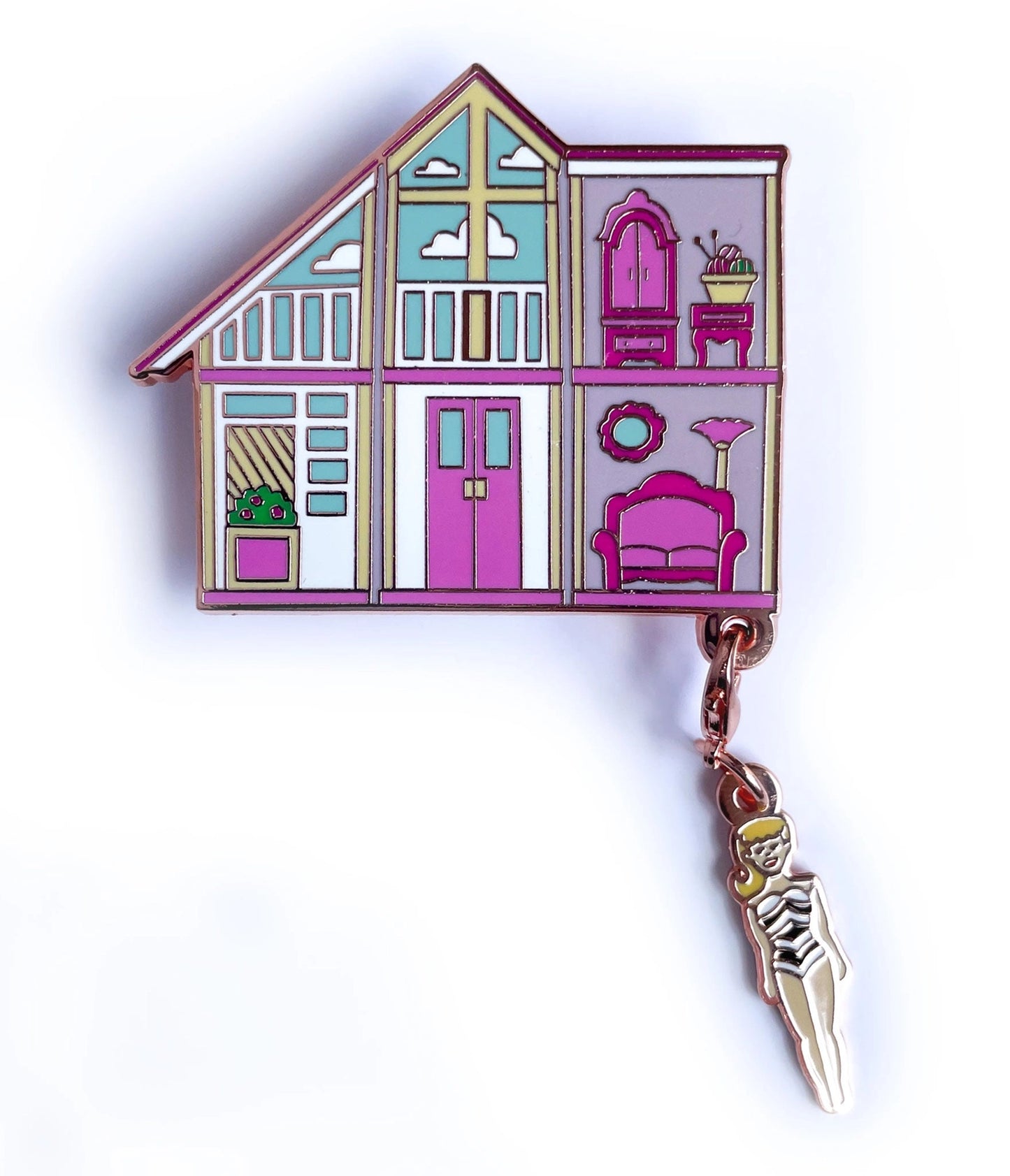 Dream House Enamel Pin