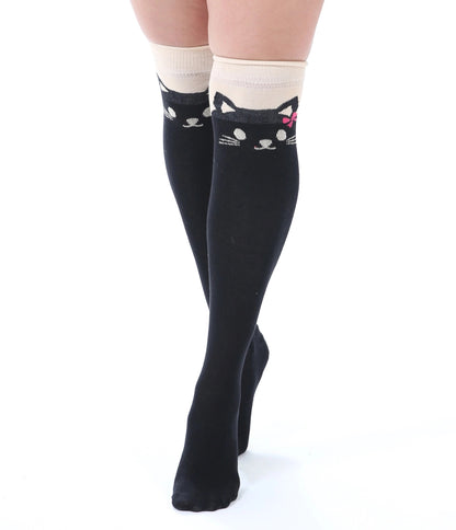 Kitty Over the Knee Socks
