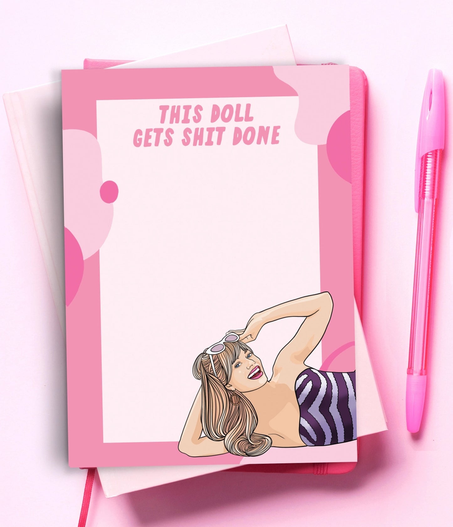 This Doll Gets Shit Done Notepad