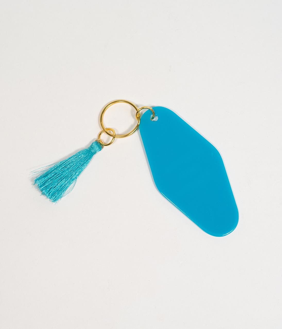 Teal Resin Apartment Sweet Apartment Keychain