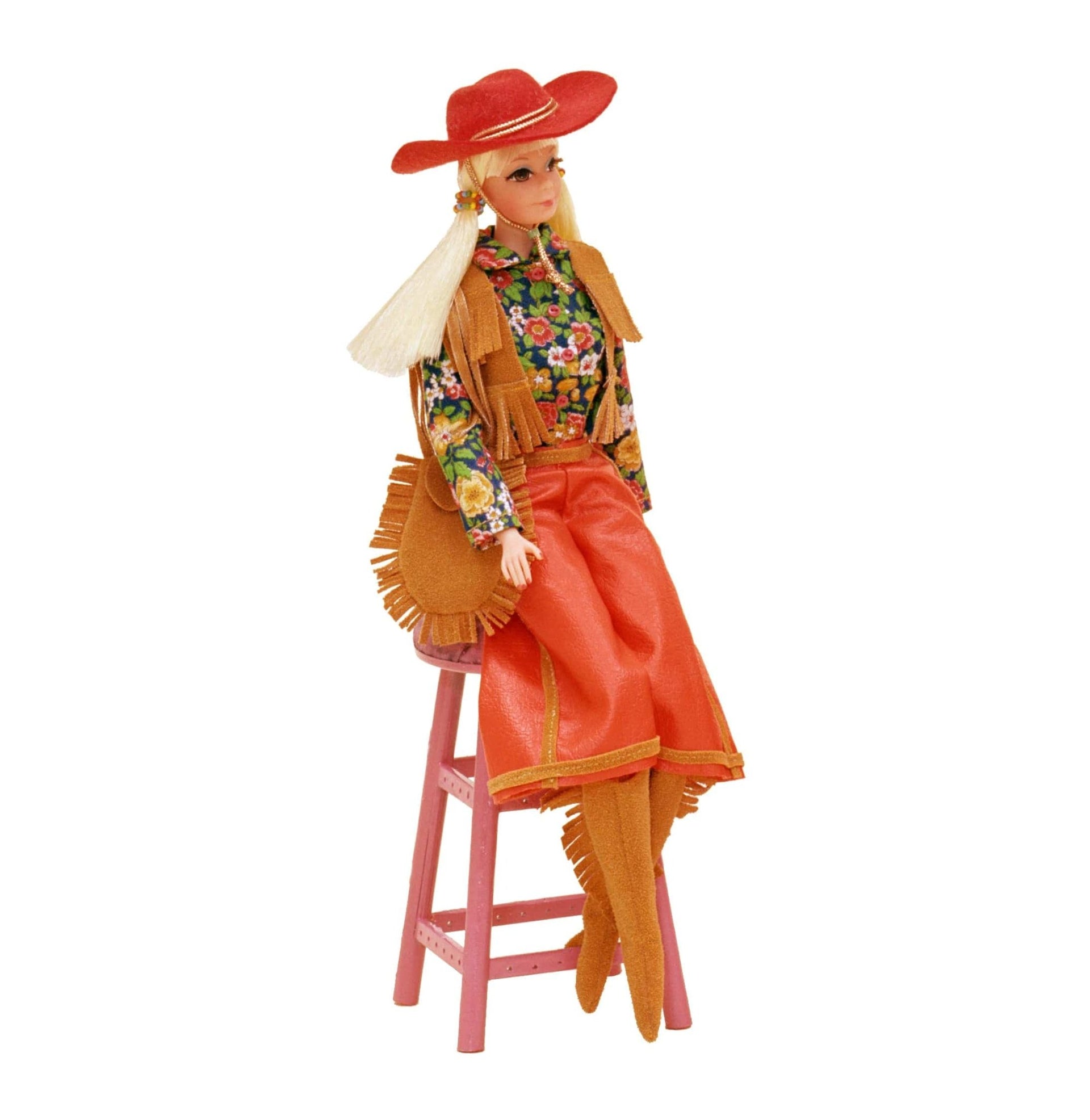 Barbie x Unique Vintage Plus Size Rust Corduroy Gaucho Gear Pants - Unique Vintage - Womens, BOTTOMS, PANTS