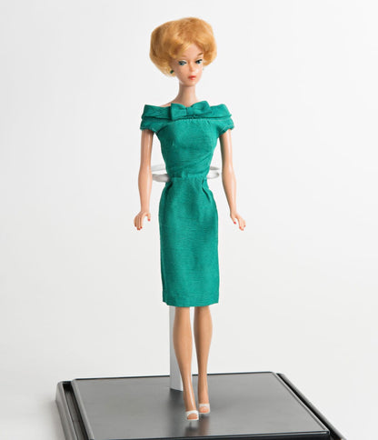 Barbie‰ã¢ x Unique Vintage 1960s Style Green Sheath Dress - Unique Vintage - Womens, DRESSES, WIGGLE
