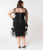 Barbie‰ã¢ x Unique Vintage Black Magic Sheath Dress & Cape Set - Unique Vintage - Womens, DRESSES, WIGGLE