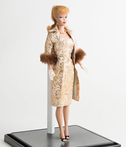 Barbie‰ã¢ x Unique Vintage Evening Splendour Brocade Coat - Unique Vintage - Womens, TOPS, OUTERWEAR