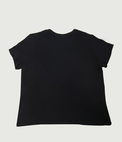 Beetlejuice x Unique Vintage Black Beetlejuice Polaroid Fitted Tee - Unique Vintage - Womens, GRAPHIC TEES, TEES