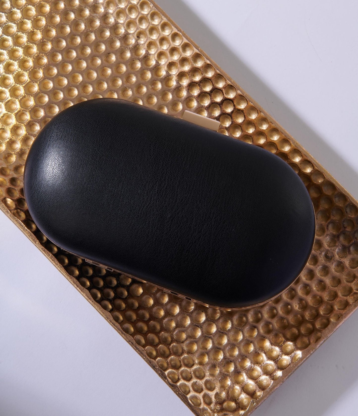 Black & Gold Sweet Pill Handbag - Unique Vintage - Womens, ACCESSORIES, HANDBAGS